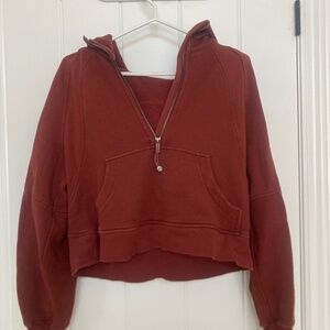 Oversized cropped scuba